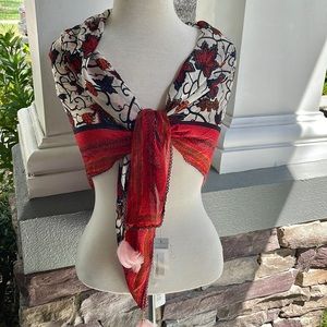 Blank London Feather detail Scarf